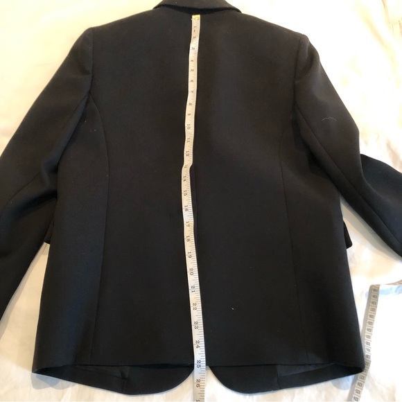 Joseph Savoy Black Wool Blazer Women Size M - Picture 10 of 17
